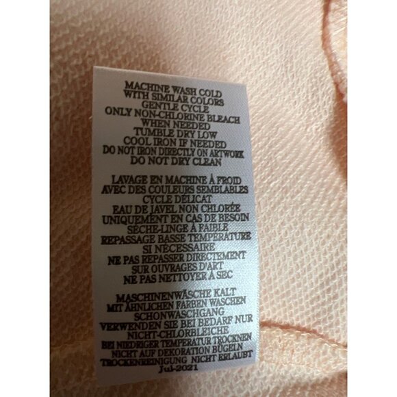 NEW! Peloton Unwind Peach Stronger Together Sweatshirt Women's Size Medium - Picture 13 of 13